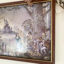 Load image into Gallery viewer, Vintage fairy tale dufex framed foil print