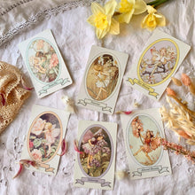 Load image into Gallery viewer, Vintage flower fairy large playing cards (sold separately)